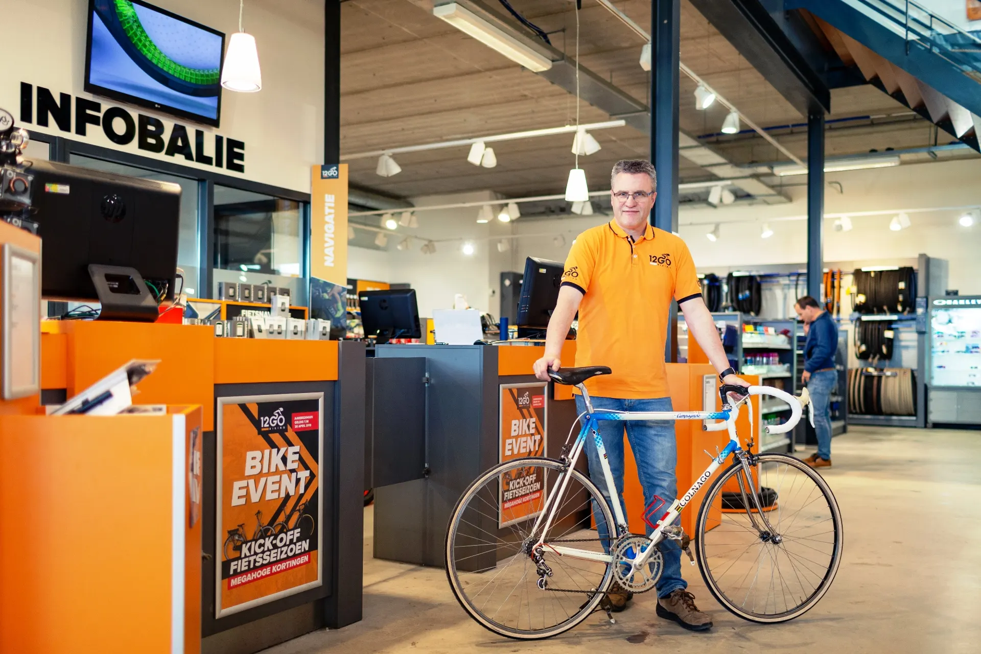 Eric, verkoopadviseur fietsen